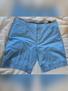 Polo by Ralph Lauren Sky Blue Men's Flat Front Shorts